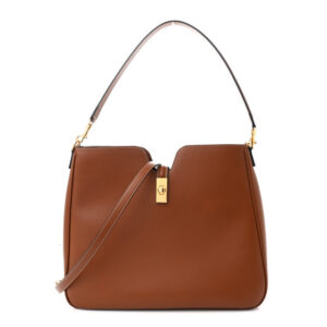 Pre-owned Celine Smooth Calfskin Medium Camille 16 Soft Bag Tan