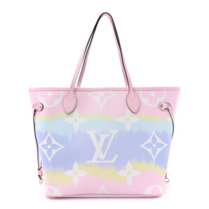 Pre-owned Louis Vuitton Monogram Escale Neverfull MM Pastel