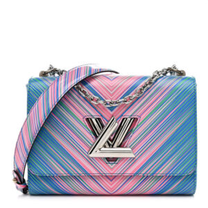 Pre-owned Louis Vuitton Epi Tropical Twist Shoulder Bag MM Blue Rose