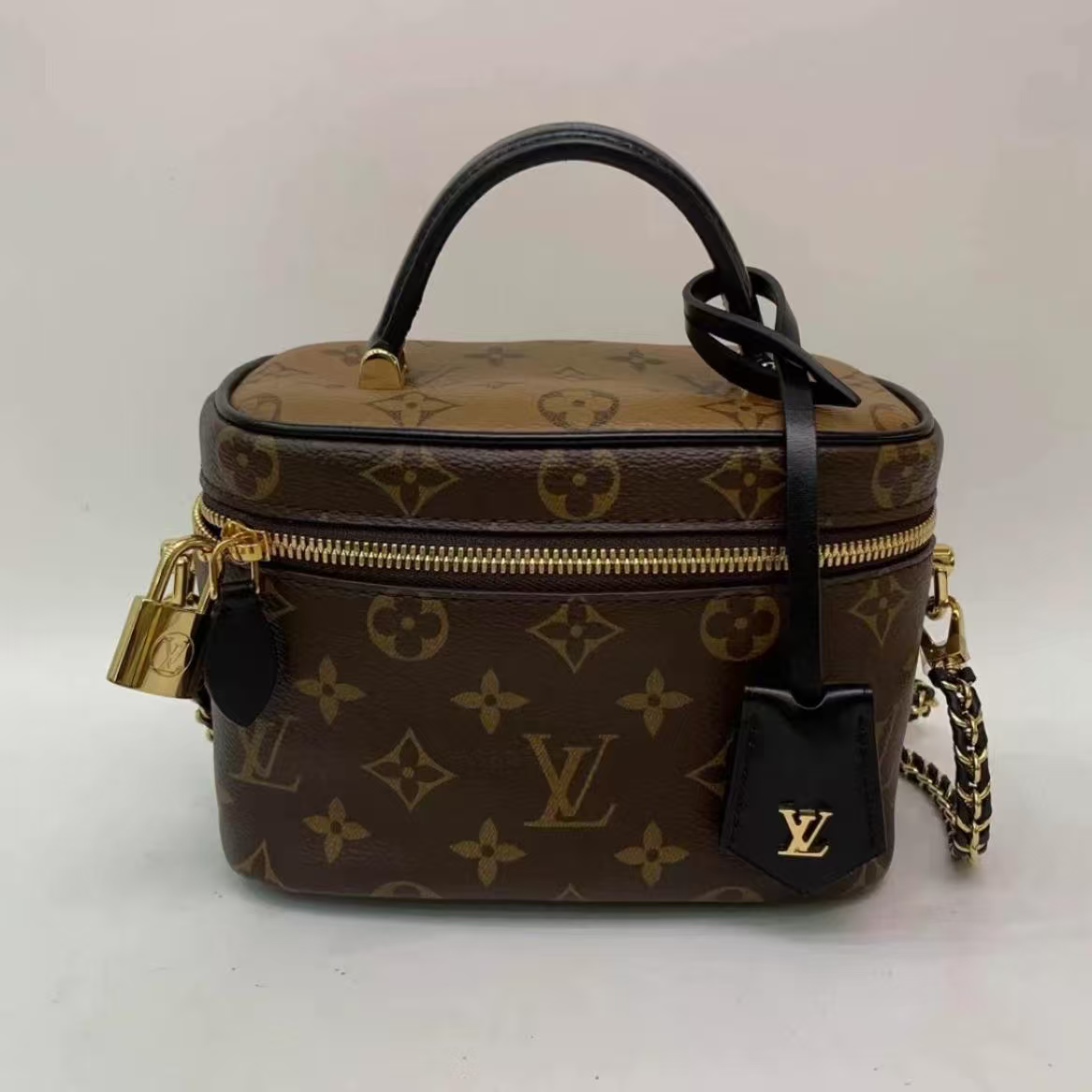 Pre-owned Louis Vuitton BJ1101604080 Croisette N Messenger Bag Brown Handbag Shoulder Bag