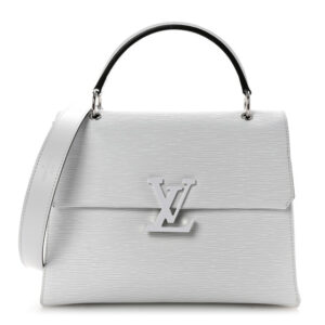 Pre-owned Louis Vuitton Epi Grenelle MM White