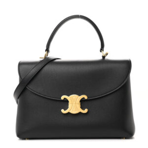 Pre-owned Celine Supple Calfskin Medium Nino Black