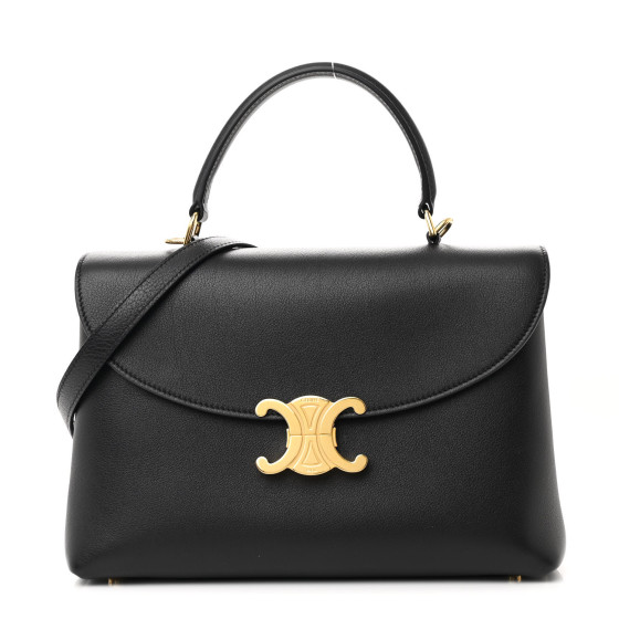 Pre-owned Celine Supple Calfskin Medium Nino Black