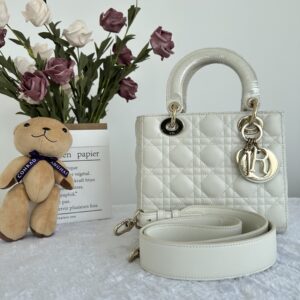 Pre-owned BJ1109905018 Dior Lady Dior Lambskin Shouder Bag